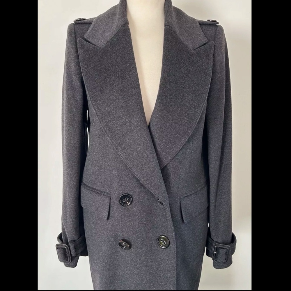 BEAUTIFUL, long, cashmere Burberry Prorsum overcoat. Charcoal grey. - Picture 5 of 6